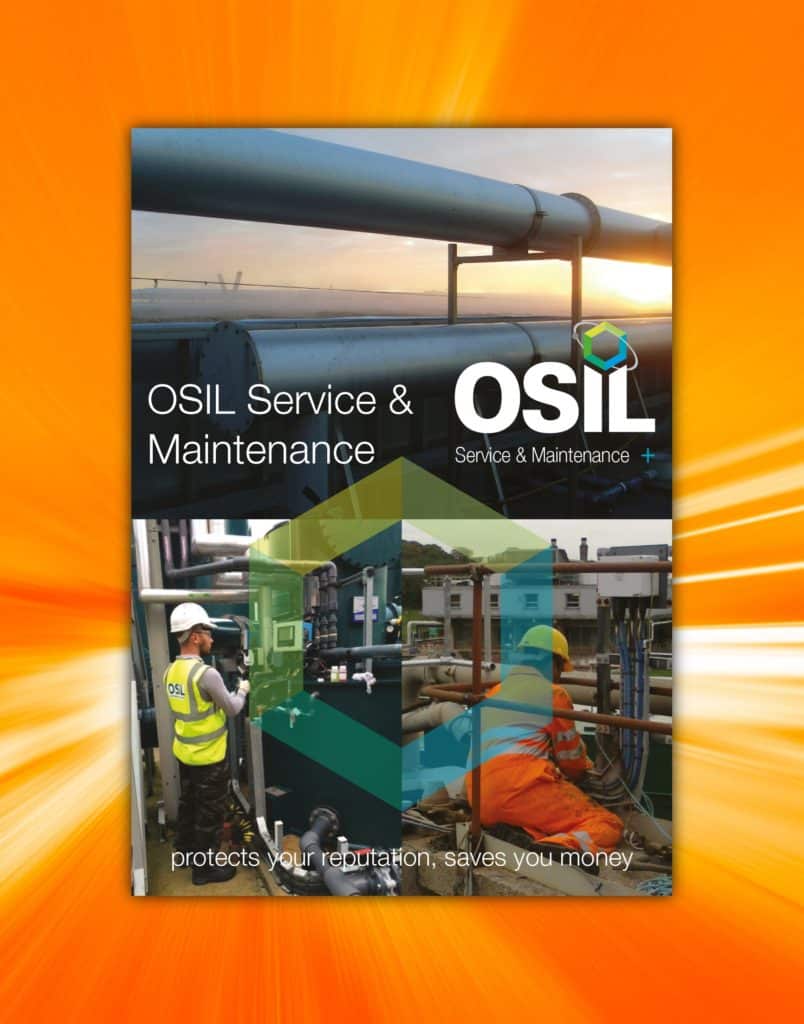 OSIL Service & Maintenance leaflet design by DB Design