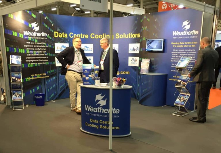 Weatherite data centre cooling expo stand