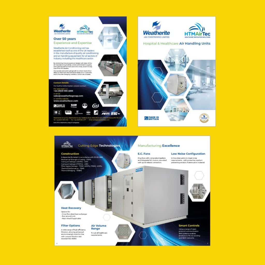 Weatherite Air Conditioning brochures by DB Design